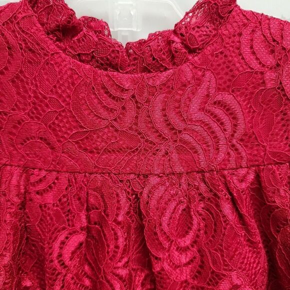 Copy. Nwt Holiday Christmas Valentine's Day  Baby Girl's Lace Dress - Picture 5 of 7